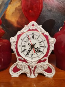 Zegar porcelanowy Ćmielów 
