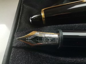 Pióro wieczne MONTBLANC Meisterstück LE GRAND GT + Pióro kulkowe - zestaw